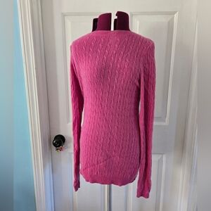 Tweeds Cashmere Pink Knit Medium Cozy Sweater
